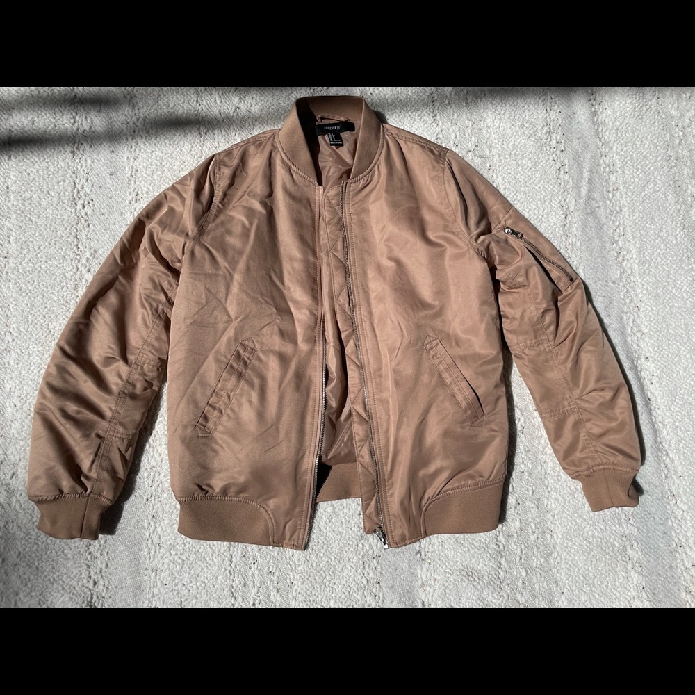Nude Bomber Jacket